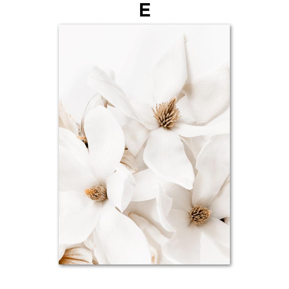 Beige Flower Palm Leaf Beach Lighthouse Wall Art Canvas Painting Nordic Posters And Prints Wall Pictures For Living Room Decor