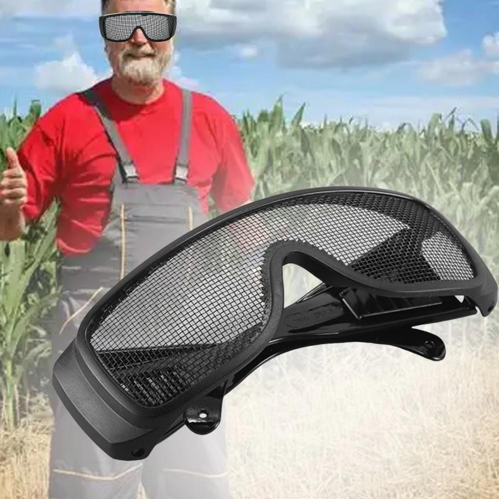 Steel Wire Metal Mesh Safety Goggles Shock Resistant Impact Resistant Safety Glasses Breathable Eye Protector Equipment