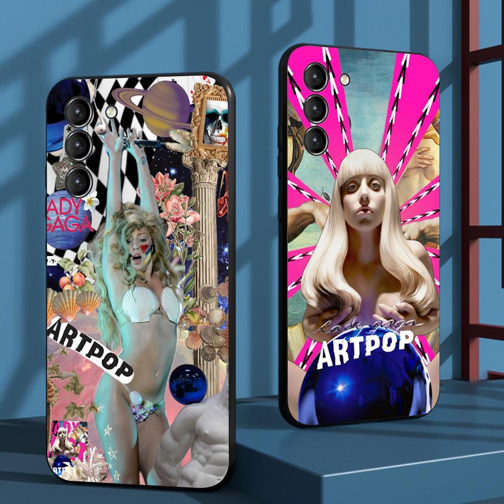 Плакат горячей певицы Lady Gaga Mayhem Чехол для телефона для Samsung Galaxy S26 S25 S24 S23 S22 S21 Plus Ultra Note20 Мягкий Черный