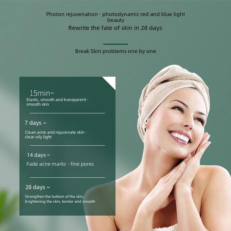 Маска для фотоомоложения кожи: Светотерапия красным/синим светом для салонов красоты