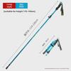 Ultra-Light Folding Aluminum Trekking Pole: Telescopic Hiking and Walking Stick