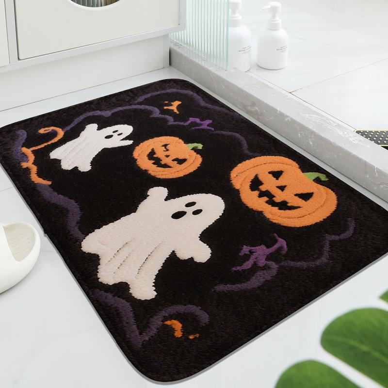 Золотой узор летучей мыши Коврик для ванной противоскользящий Коврик для ног впитывающий воду для туалета Ковер для душевой комнаты Декоративный коврик Мягкий и удобный