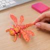 Реалистичная модель насекомого, 3D-печатная фигурка стрекозы, шарнирная, с подвижными суставами, игрушка-антистресс для снятия напряжения, для украшения стола, офисные игрушки