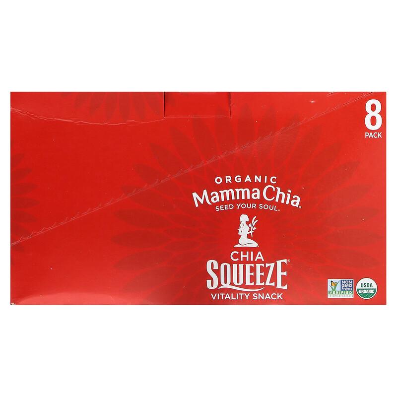 Organic Chia Squeeze, Vitality Snack, Cherry Love, 8 Squeezes, 3.5 oz (99 g) Each