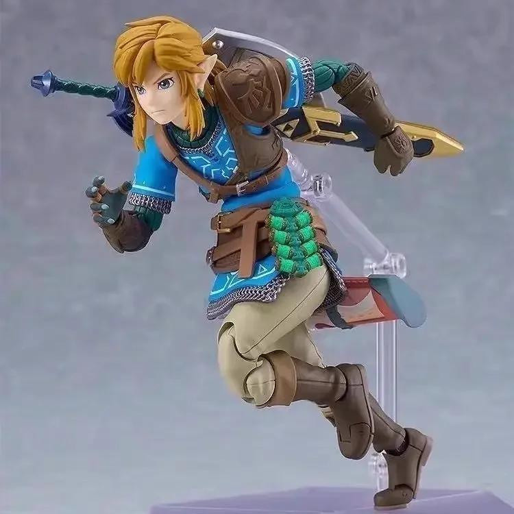 Фигурка Figma 626 Линк The Legend Of Zelda Tears Of The Kingdom Фигурки Breath Of The Wild Аниме Фигурка GK Коллекции Модель