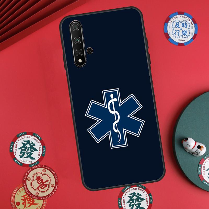 EMT EMS Ambulance For Huawei Nova 11 Pro 9 10 SE Y60 Y70 Y90 Y61 Y91 Y72 Y73 12i 11i 8i P20 P30 P40 Lite Case