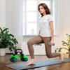 Dumbbell Set with Storage Rack, Set of 6 Dumbbells for Fitness Training, 2 x 3kg, 2 x 4kg, 2 x 5kg