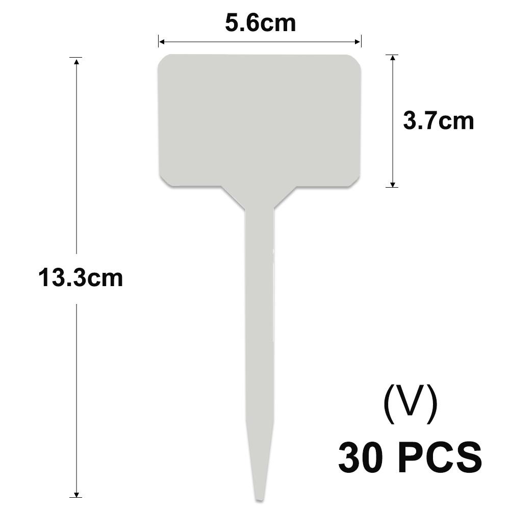 Высокие белые бирки для садовых растений в горшках, водонепроницаемые, устойчивые к ультрафиолетовому излучению, этикетки для теплиц, цветов, овощей, трав, маркеры для вывесок