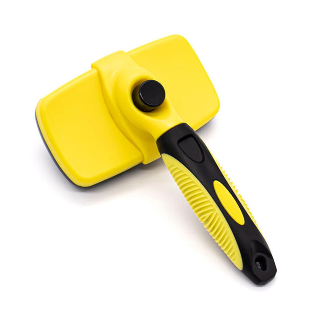 Самоочищающаяся пуходерка для кошек, антикоррозийная расческа для ухода за питомцами для удаления колтунов