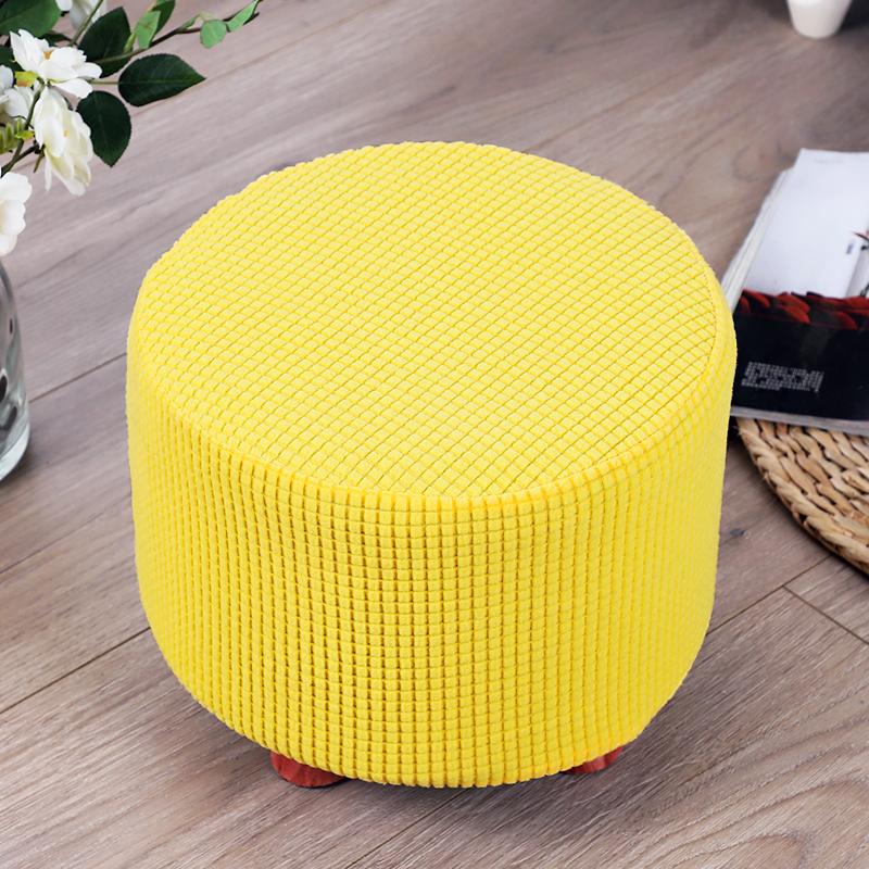 Чехол для пуфа, который можно стирать, чехлы для подставок для ног, эластичные защитные чехлы для сидений, чехлы для стульев, защитные чехлы для подставок для ног без табурета