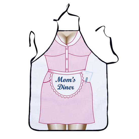 Cute Apron Sturdy Ornamental Convenient Kitchen Apron Sleeveless Unisex Baking Sexy Pattern Apron Apron Kitchen Accessories CDN