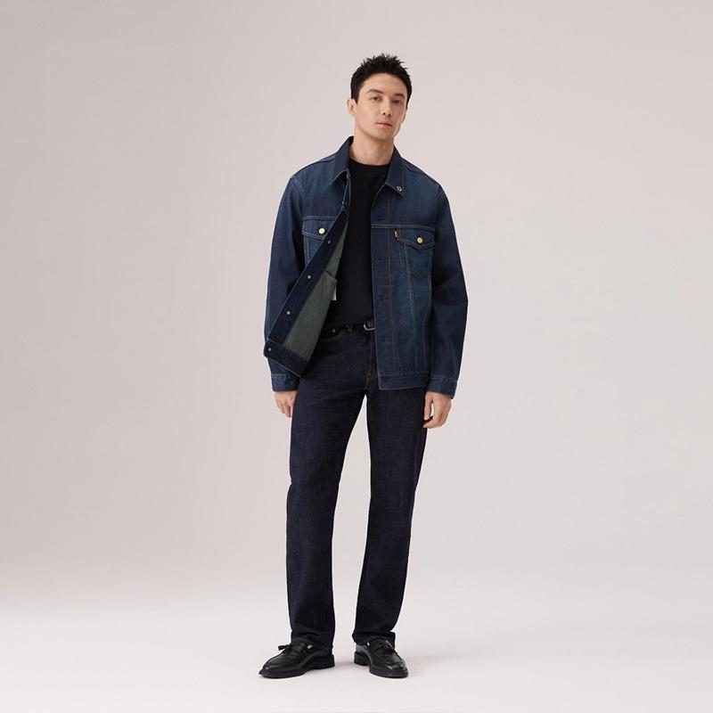 Levis Год Лошади Ограниченная Серия Свободная Мода Винтажный Повседневный Классический Стиль Рабочая Одежда Джинсовая Куртка Унисекс Куртки 006P9-0000