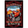 Hot Garage Pinup Girls Rod Metal Tin Signs Posters Plate Wall Decor for Garage Bars Man Cave Cafe Clubs Retro Posters Plaque