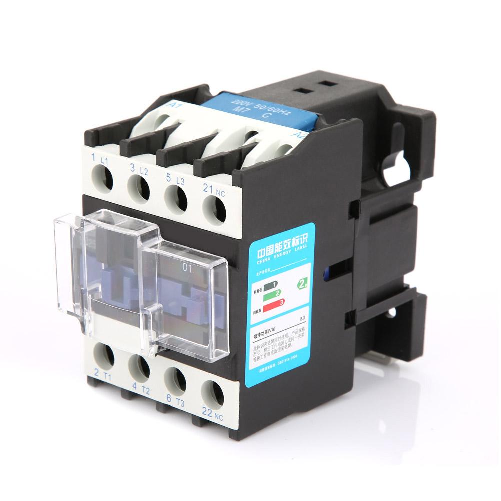 CJX2-2501 High Sensitivity Industrial Electric AC Contactor 220V 25A