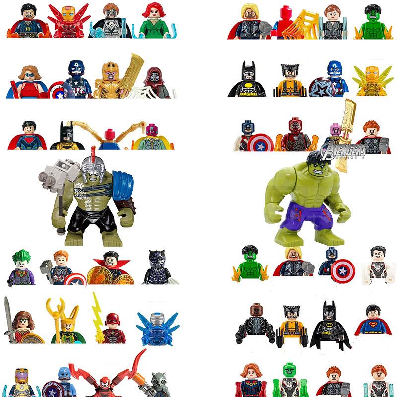 Фильмы Marvel Мстители, супергерои, Человек-паук, Железный человек, Танос Кубики Собранный конструктор Игрушка Подарок