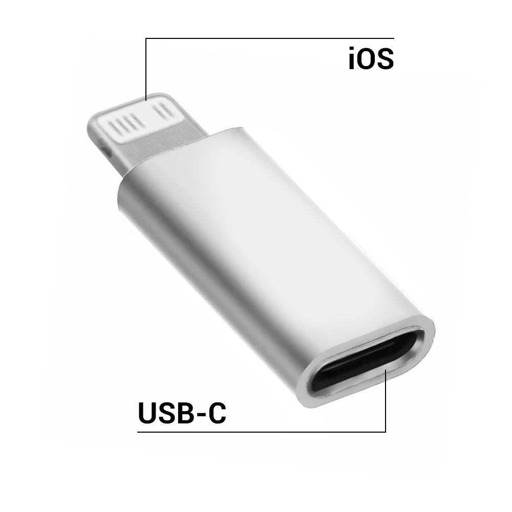 Переходник с usb type c на Lightning для iPhone конвертер мобильных портов iPad с USB-C на Lightning зарядка и передача данных