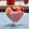 10Pcs Mini Mousse Cup Disposable Tiramisu Cup Heart Shaped Dessert Cup  Party Buffet
