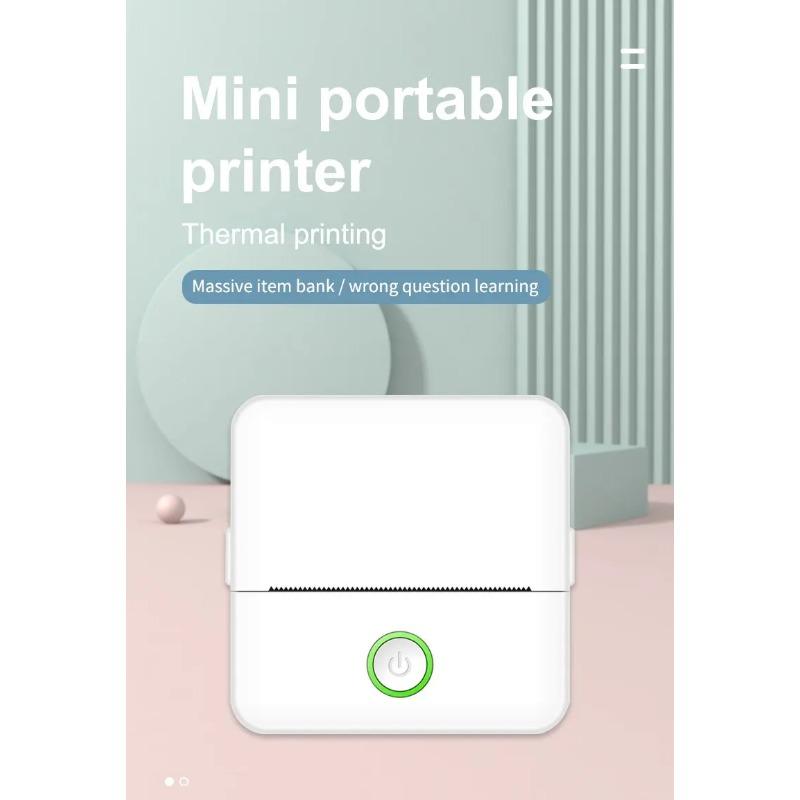 Мини-HD портативный термопринтер для этикеток, долговечный Bluetooth-принтер для студентов, ошибка в заголовке, заметка, неправильный карман, бесчернильная печать