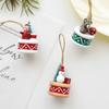 Hanging Decorations Mini Christmas Ornaments Resin Snowman Decor