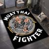 Конкурентный Боевой Муай Тай Принт Ковер для Спальни Гостиной Прикроватный Диван Напольный Коврик Современный Домашний Декор Зональный Ковер