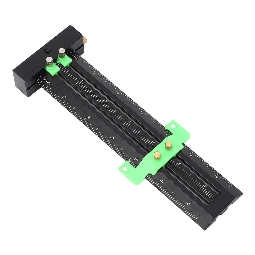 6-дюймовый разметочный инструмент по дереву с ограничительным блоком для параллельной вертикальной разметки, легко читаемая разметка двойной линией