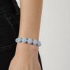Fashionable Opal Sea Blue Crystals Bracelet Elegant Fashion Jewelry Portable for Girls and Women with Elastic Designs