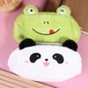 Cute Cartoon Plush Animal Stationery Pouch Women Dog/Cat/Rabbit/Frog/Panda Plush Pencil Case Ladies Cosmetic Bag