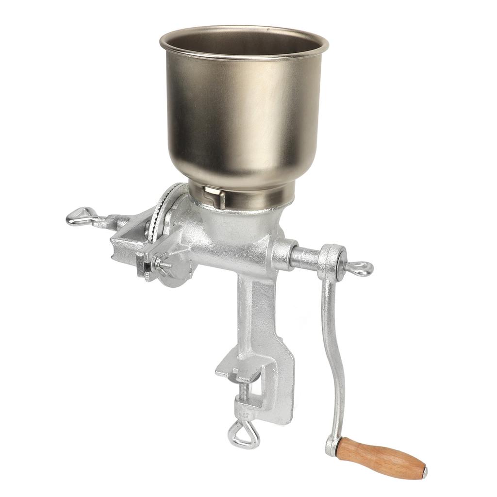 Ручная мельница для зерна из луженого чугуна, ручная мельница для кукурузы, ручная мельница для овса, пшеницы
