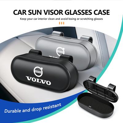 Автомобильный солнцезащитный козырек Держатель для очков Коробка Защитный чехол от царапин Для V50 S60 XC60 S40 XC40 XC90 V70 XC70 C30 V40 V60