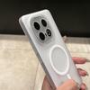 Чехол для VIVO iQOO 15 Простой Жесткий Магнитный Матовый Полуобернутый Защитный Чехол от Падения Для iQOO 13 Ударопрочный Бампер