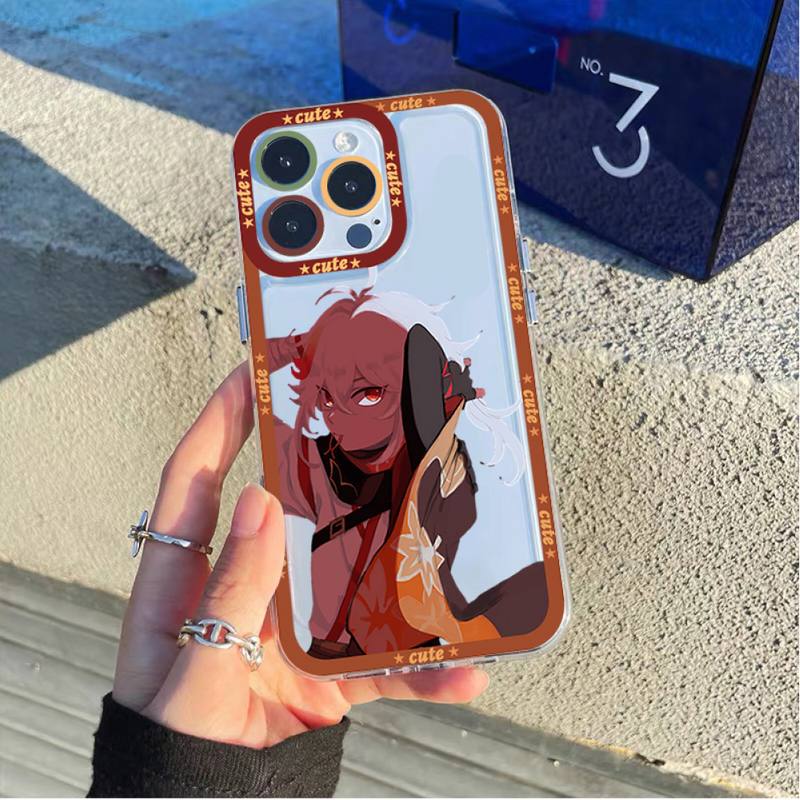 Чехол для телефона Genshin Impact Kaedehara Kazuha для iPhone 11 12 13 Mini Pro Max 14 Pro Max