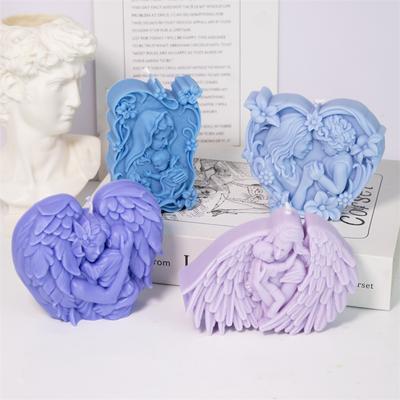 Мать, держащая ребенка, Ремесло Силиконовая форма для мыла День матери Силиконовая форма Ручная работа Ароматерапия Гипс Свеча Принадлежности для изготовления мыла