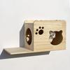 Woodiness Cat Tree House Scratching Climbing Platform Wall Mounted Cat Climbing Ladder Wood Stairs Kitty Gift Pet Supplies