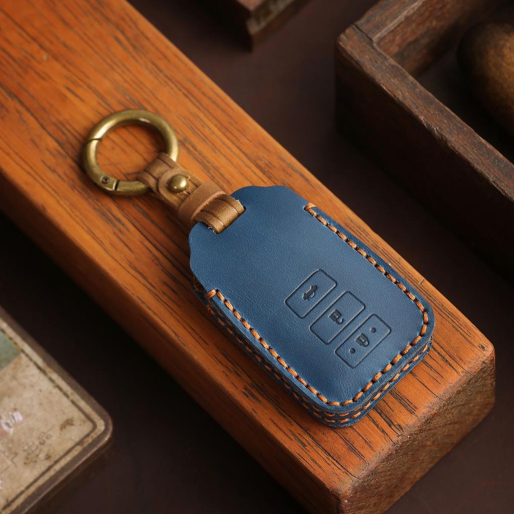 Кожаный чехол для ключа автомобиля подходит для Toyota Hyun x чехол для ключа YARIS Yaris Vios креатив из первого слоя коровьей кожи