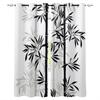 Chinese Chic Bamboo Oriental Nature Wood Window Curtains for KidsBedroom Living Room Bathroom Kicthen Door Hall Cupboard 2pieces