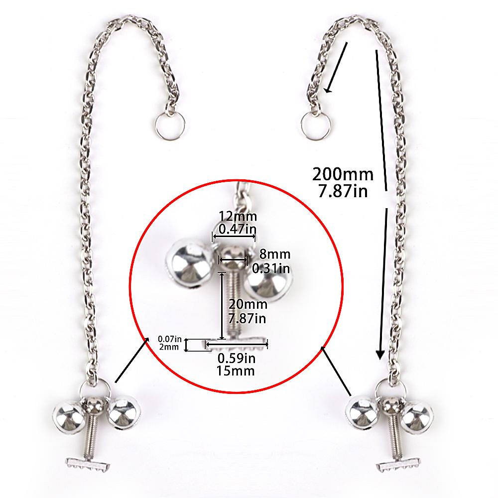 Metal Clip Nipple Stimulator Adult Novelty Sex Product for Couples Female Breast Clitoris Clip Massage Sex Toys Nipple Clamps