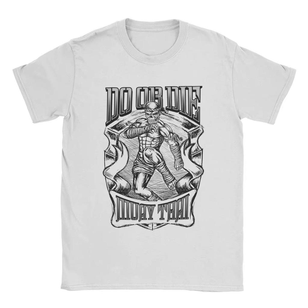 Мужские футболки Muay Thai Sak Yant Tiger Unique 100% Хлопковая футболка с коротким рукавом Боксерские футболки с круглым вырезом Одежда Лето