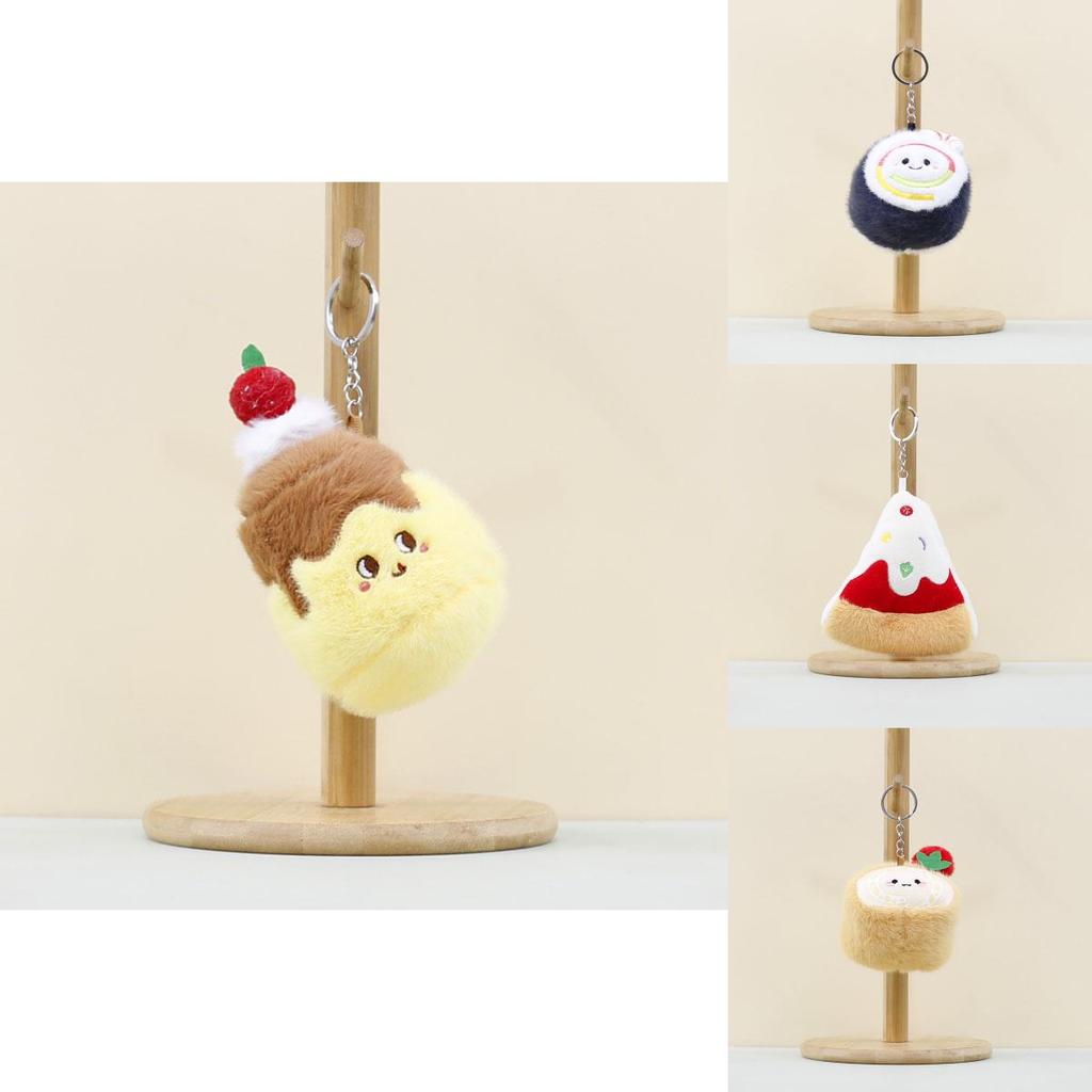 Cute Plush Hamburger Keychain Colorful Stuffed Toy Perfect For Kids And Adults