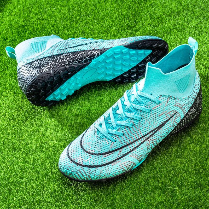 Ronaldo X10 adult long nails broken nails football shoes men's artificial turf training competition sports shoes women