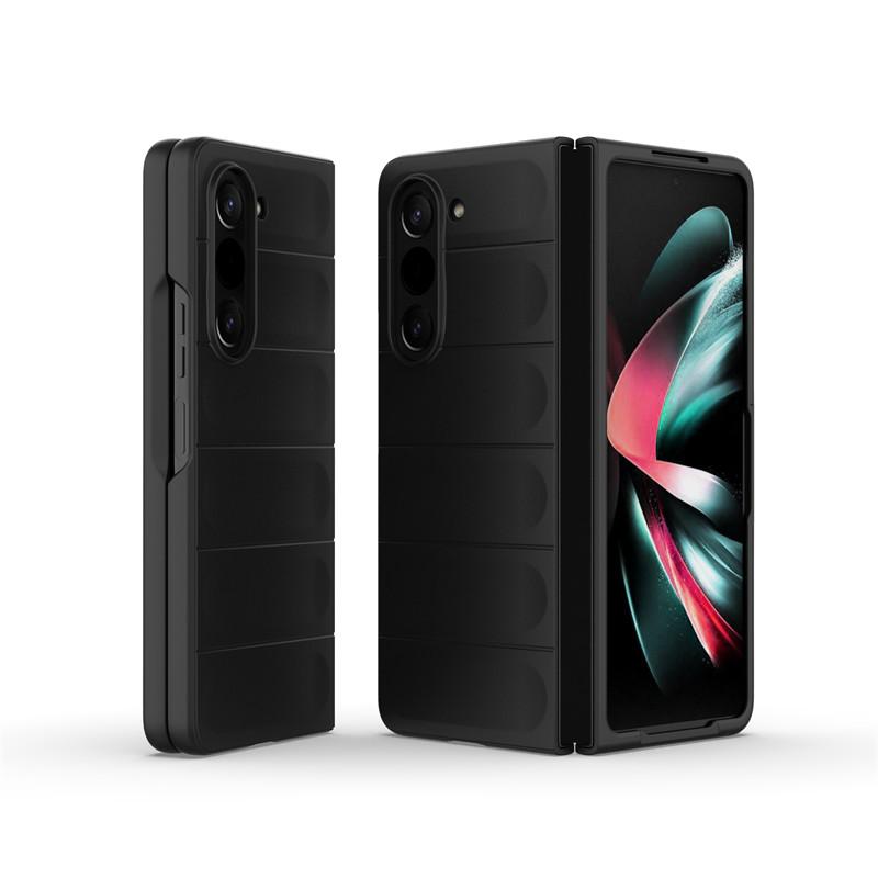 Для Samsung Galaxy Z Fold5 Чехол Samsung Galaxy Z Fold5 4 3 5G Накладка Роскошный Матовый ПК Ударопрочный Защитный Жесткий Чехол для Телефона Задняя Крышка