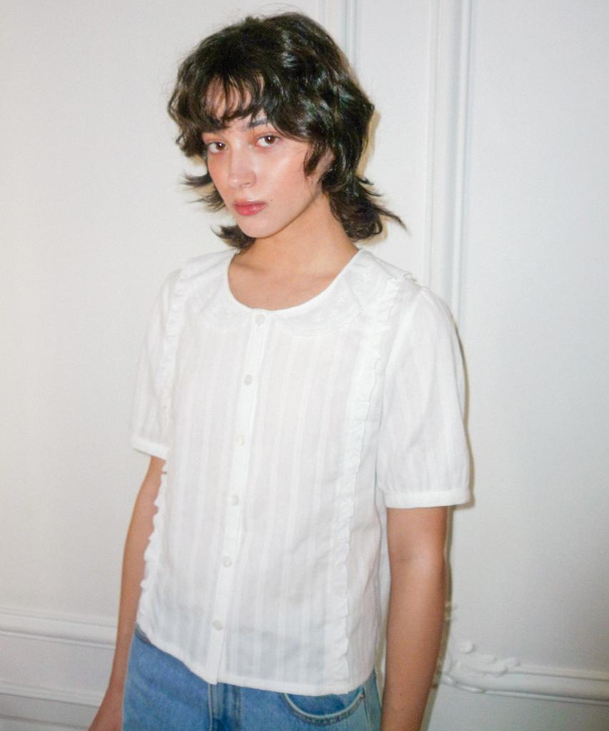 HACKESCH Tave Blouse_White