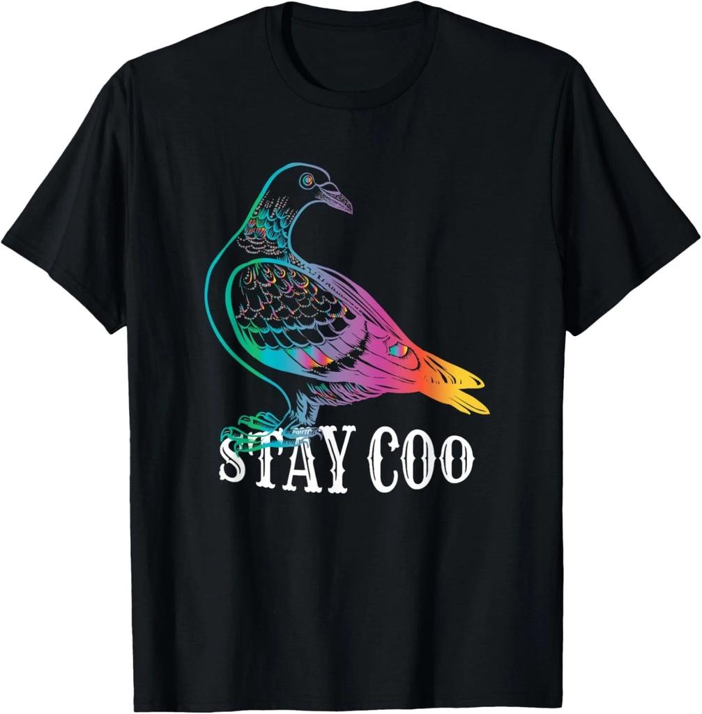 Голубь Stay Coo Забавный Любовь к голубям Птицы Любитель Подарок Футболка