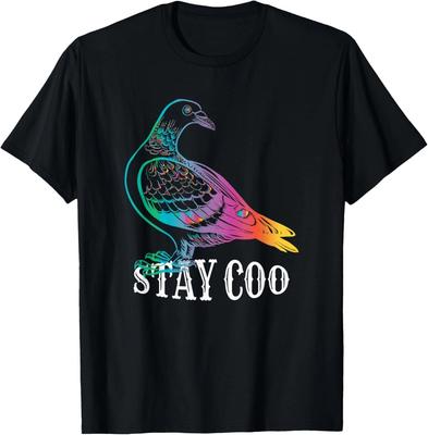 Голубь Stay Coo Забавный Любовь к голубям Птицы Любитель Подарок Футболка