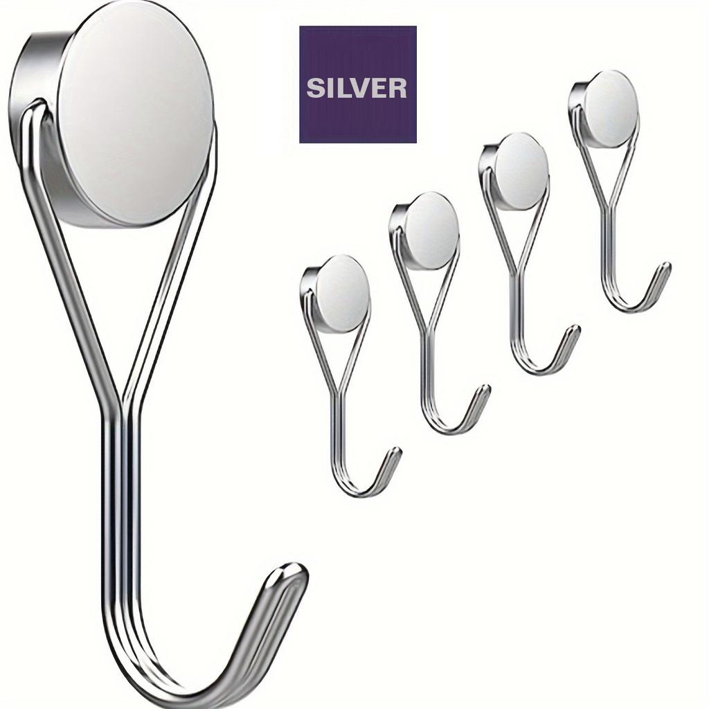 4/7/11 шт. Магнитные крючки, 26 фунтов, сверхпрочные магнитные крючки для подвешивания, сильные неодимовые магниты с поворотным крючком для круиза, холодильника