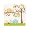 Happy Tree Plastic Owl Party Table Cover