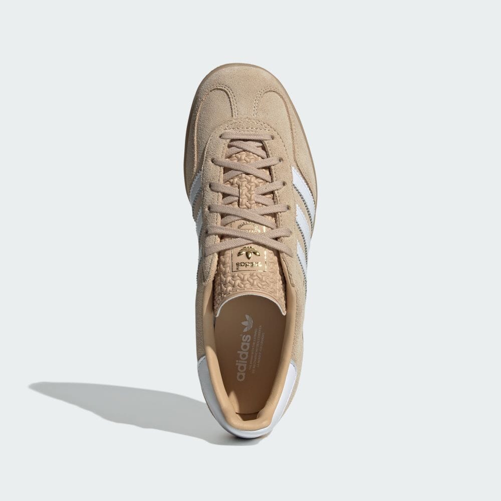 adidas GAZELLE INDOOR Magic Beige Кроссовки ORIGINALS Unisex IH5482 Magic Beige/Обувь Белый/Камедь