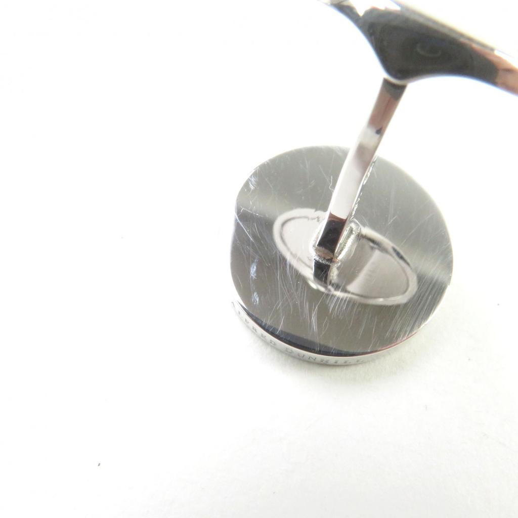 Dunhill Cufflinks Cufflinks Engraved Logo Round Shape AG925 Men JSB82D2H Used