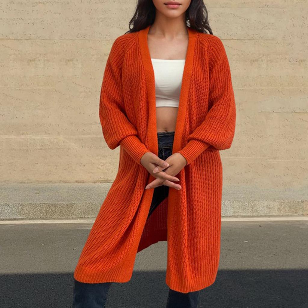 Женская мода пояс вязаный кардиган свитер повседневный свободный свитер куртка