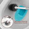 1 Set Toilet Plunger and Bowl Brush Combo for Bathroom Cleaning Toilet Brush and Plunger Set Toilet Brush Bathroom Accessories