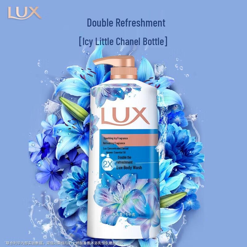 Lux Shimmering Icy Refreshing Shower Milk